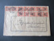 9.1923 DR Infla Dienstmarken Massenfrankatur Mit 32 Marken! Nr.81 (20) Und Nr.90 (12) Oldenburg (OLDB) Infanterie - Dienstmarken