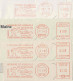 819  Carnaval Mayence: 4 Ema D'Allemagne, 1979/98 - Carnival Mainz  Meter Stamps From Germany - Carnival