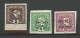 POLEN Poland 1918 Michel 49 - 50 & 53 * Zeitungsmarken V. Österreich Mit Aufdruck - Unused Stamps