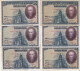 SERIE COMPLETA DE 6 BILLETES DE 25 PESETAS DEL AÑO 1928 CON TODAS LAS SERIES: SS-A-B-C-D-E - 1-2-5-25 Peseten