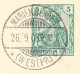 DEUTSCHLAND Marienwerder (Westpr.) 26 Sept. 1908 Nach Berlin - (Kwidzyn, Polen) - Autres & Non Classés