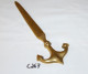 C267 Ancien Ouvre Lettre - Forme D'ancre De Bateau - Letter-opener