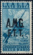 AMG-FTT 1947 POSTA AEREA L. 35 CINQUANTENARIO INVENZIONE DELLA RADIO SOPRASTAMPATO + DECALCO MNH ** - SASSONE PA11b - Poste Aérienne