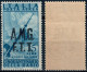 AMG-FTT 1947 POSTA AEREA L. 35 CINQUANTENARIO INVENZIONE DELLA RADIO SOPRASTAMPATO - NUOVO MNH ** - SASSONE PA11 - Airmail