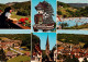 73941431 Tennenbronn Trachten Wegweiser Freibad Panorama Kirche - Schramberg