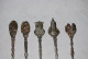 C165 5 Cuillères - Métal - Souvenir - Wenduine - Namur ... - Spoons