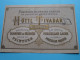 Porcelan Nagybani Raktar HÜTTL TIVADAR Budapest > Birkholz ( See SCANS > Porcelaines ) Form. +/- 19 X 13 Cm. ! - Advertising