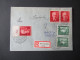 3.Reich 1943 Sonderstempel Krieglach Peter Rosegger Satzbrief / Einschreiben Mürzzuschlag - Berlin / Verschlusszettel - Postkarten