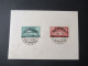 Französische Zone Rheinland Pfalz Deutsche Briefmarken Mi.Nr.49 / 50 Gr. Briefstück Mit SSt Duisburg 1 Ruhrposta 1949 - Rheinland-Pfalz