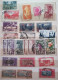 Delcampe - FRANCE Old Colonies 15 Scans Lot Mainly Used Including ADV Tabs, On-piece, Blocks, France Libre Provisionals In 450pcs - Collections