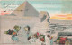 EGYPTE - Le Sphinx Et Les Pyramides  - Colorisé - Carte Postale Ancienne - Piramiden