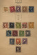 Mixed Set Of Pre WW2 Reg Stamps And 1 Set 1901 USA Stamps, All Hinged, Used - Plate Blocks & Sheetlets