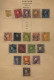 Mixed Set Of Pre WW2 Reg Stamps And 1 Set 1901 USA Stamps, All Hinged, Used - Plattennummern