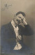 FANTAISIES - Un Homme Marié Pensif - Carte Postale Ancienne - Hommes