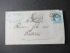 Delcampe - Frankreich 1850er- 1870er Belegeposten Viel Napoleon III. Faltbriefe Mit Inhalt! Interessante Stempel Usw. 42 Belege - 1849-1876: Periodo Clásico