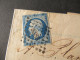 Delcampe - Frankreich 1850er- 1870er Belegeposten Viel Napoleon III. Faltbriefe Mit Inhalt! Interessante Stempel Usw. 42 Belege - 1849-1876: Periodo Clásico