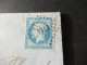 Delcampe - Frankreich 1850er- 1870er Belegeposten Viel Napoleon III. Faltbriefe Mit Inhalt! Interessante Stempel Usw. 42 Belege - 1849-1876: Periodo Clásico