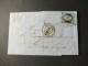 Delcampe - Frankreich 1850er- 1870er Belegeposten Viel Napoleon III. Faltbriefe Mit Inhalt! Interessante Stempel Usw. 42 Belege - 1849-1876: Periodo Clásico