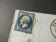 Delcampe - Frankreich 1850er- 1870er Belegeposten Viel Napoleon III. Faltbriefe Mit Inhalt! Interessante Stempel Usw. 42 Belege - 1849-1876: Periodo Clásico