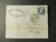 Delcampe - Frankreich 1850er- 1870er Belegeposten Viel Napoleon III. Faltbriefe Mit Inhalt! Interessante Stempel Usw. 42 Belege - 1849-1876: Periodo Clásico