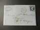 Delcampe - Frankreich 1850er- 1870er Belegeposten Viel Napoleon III. Faltbriefe Mit Inhalt! Interessante Stempel Usw. 42 Belege - 1849-1876: Periodo Clásico