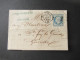 Delcampe - Frankreich 1850er- 1870er Belegeposten Viel Napoleon III. Faltbriefe Mit Inhalt! Interessante Stempel Usw. 42 Belege - 1849-1876: Periodo Clásico