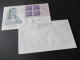 USA 1958 FDC 200th Anniversary James Monroe Als 4er Blck Vom Bogenrand Mit Plattennummer / 2 Belege - Cartas & Documentos