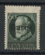 SARRE N° 26 Variété De Piquage Décalée Neuf * (MH) 60 P Vert-gris - Unused Stamps