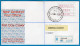1986 Neuseeland New Zealand Maps NZ Frama ATM 2 Einschreiben FDC 12 FEB 1986 Automatenmarken Frama - Machine Labels [ATM]
