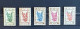 Timbres Cambodge PA N°1-2-4-6-8 Neufs - Cambodge