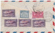 PANAMA -  BUSTA -  STORIA POSTALE - VIA AIR MAIL-  VIAGGIATA PER GENOVA - ITALIA - 1947 - Panama