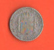 Spagna 50 Centesimi Centimos 1896 PGV Spain Alfonso XIII° Silver Coin - 50 Centesimi