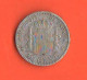 Spagna 50 Centesimi Centimos 1896 PGV Spain Alfonso XIII° Silver Coin - 50 Céntimos