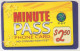 CANADA - MINUTE PASS, Millenium Global Telecom (MGT) Prepaid Card $2.50 , Used - Kanada