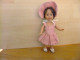 MARIQUITA PEREZ CON VESTIDO ROSA A RAYAS/ GORRO A JUEGO / ZAPATILLAS BLANCAS - Dolls