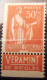 Timbre à Bande Publicitaire. Paix N° 283 Type IV 4. 50 C. Pub Publicité Publicitaires Carnet Pubs Veramint Ricqlès Neuf* - Altri & Non Classificati