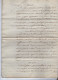 VP22.681 - ANVILLE - Acte De 1846 - Contrat De Mariage - M. FRAIGNAUD à LE GICQ X LOIRE & Melle GIRARD à SAINT - MEDARD - Manuscripts