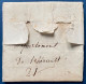 BELGIQUE Lettre De POMMEROEUL Du 28 MARS 1815 Marque QUIEVRAIN 42 X 4 Mm (HT Ind 30) Pour MONTPELLIER + Taxe 10 RRR - 1814-1815 (Gouv. Général De La Belgique)