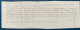 BELGIQUE Lettre De POMMEROEUL Du 28 MARS 1815 Marque QUIEVRAIN 42 X 4 Mm (HT Ind 30) Pour MONTPELLIER + Taxe 10 RRR - 1814-1815 (Governo Generale Del Belgio)