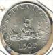 ITALY 500 LIRE CARAVELLE SHIP SHIPS FRONT WOMAN BACK 1959 R AG SILVER F+ KM98 READ DESCRIPTION CAREFULLY !!! - 500 Liras