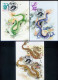 2023 Taiwan R.O.CHINA - Maximum Card.- New Year’s Greeting Postage Stamps (3 Pcs.) - Maximum Cards