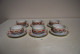 C173 Service à Café - Très Fine Porcelaine - 12 Pcs - Rare Vintage - Cups