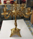 Delcampe - RARE EXCEPTIONNEL PAIRE GROS CHANDELIERS CANDELABRES EN BRONZE 5 FEUX DECOR CHINE PERSONNAGES - Candelabri E Candelieri