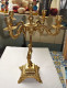 Delcampe - RARE EXCEPTIONNEL PAIRE GROS CHANDELIERS CANDELABRES EN BRONZE 5 FEUX DECOR CHINE PERSONNAGES - Candelabri E Candelieri