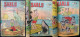 1964 CHARLIE CHAPLIN COMICS "CHARLOTTE" TURKISH EDITION "SARLO" By KARDES - VOL. 4 (Nos: 10-11-12) & GASTON LAGAFFE - Cómics & Mangas (otros Lenguas)