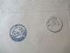 Bizone Bauten Mi.Nr.93 EF Einschreiben Frankfurt (Main) 16 - München 9 / Rücks. 2x Stempel München! - Storia Postale