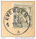 _G053:10ct : N° 420: Op Nieuwjaarskaart:: EVERGEM 1^1 - 1929-1937 Heraldic Lion