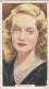 My Favourite Part 1936 - Gallaher Cigarette Card - 46 Bette Davis - Gallaher