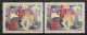 Décalage Du ROUGE Sur Tableau R. DE LA FRESNAYE, Neuf * - Used Stamps