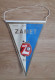 Vintage Pennant Handball Club ZAMET Rijeka Croatia Size 17x25cm - Handbal